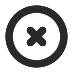 Close Circle 1 SVG Icon